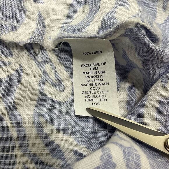 WILLOW 100% Linen Blouse - Picture 5 of 7